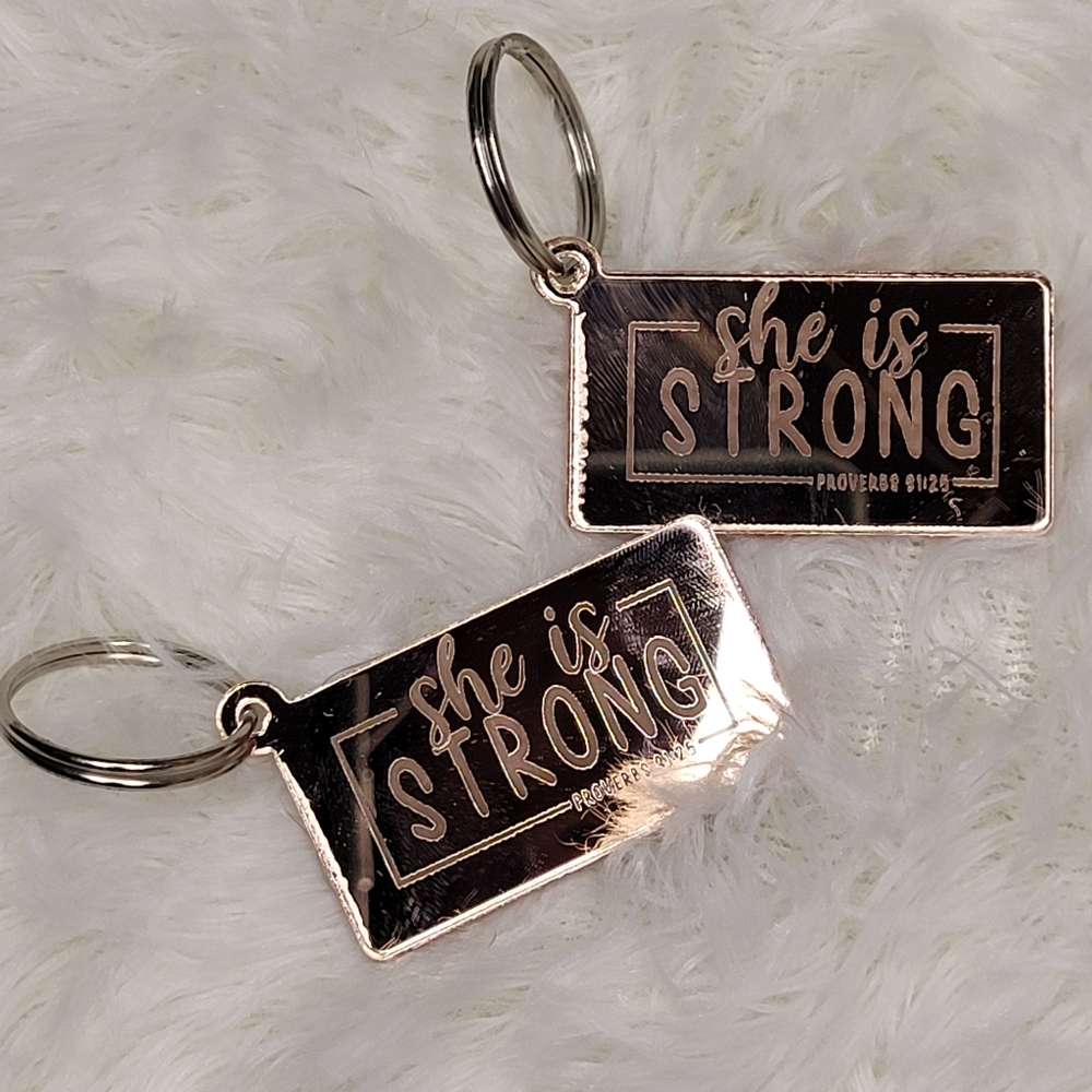 Keychains rose gold
